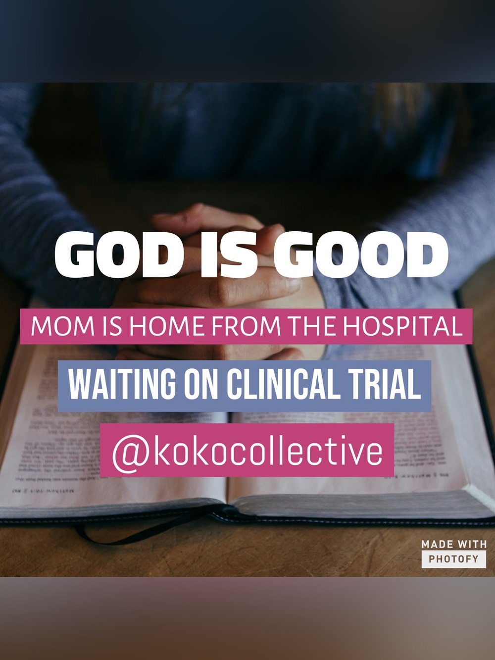 ✨MOM GOT INTO THE CLINICAL TRIAL🙌🏽🙏🏽✨STAGE 4 PANCREATIC,LUNG & LIVER🙏🏽PRAYERS UP